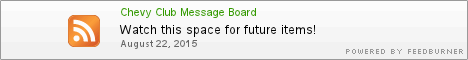 Chevy Club Message Board